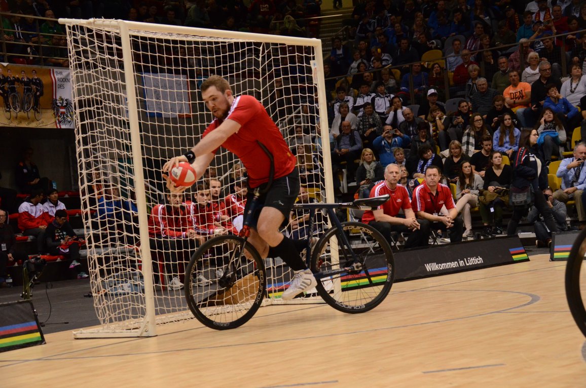 Patrick playing Cycle Ball