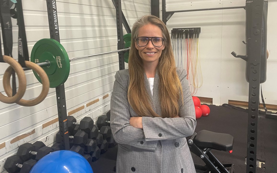 Harpa Johannsdottir in the ALPLAfit Gym