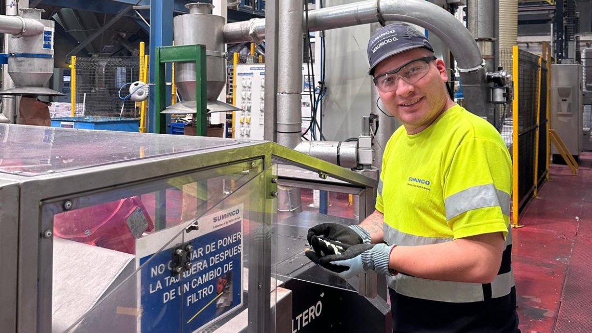 Mauricio Ojopi, Quality Manager at ALPLA Suminco recycling facility