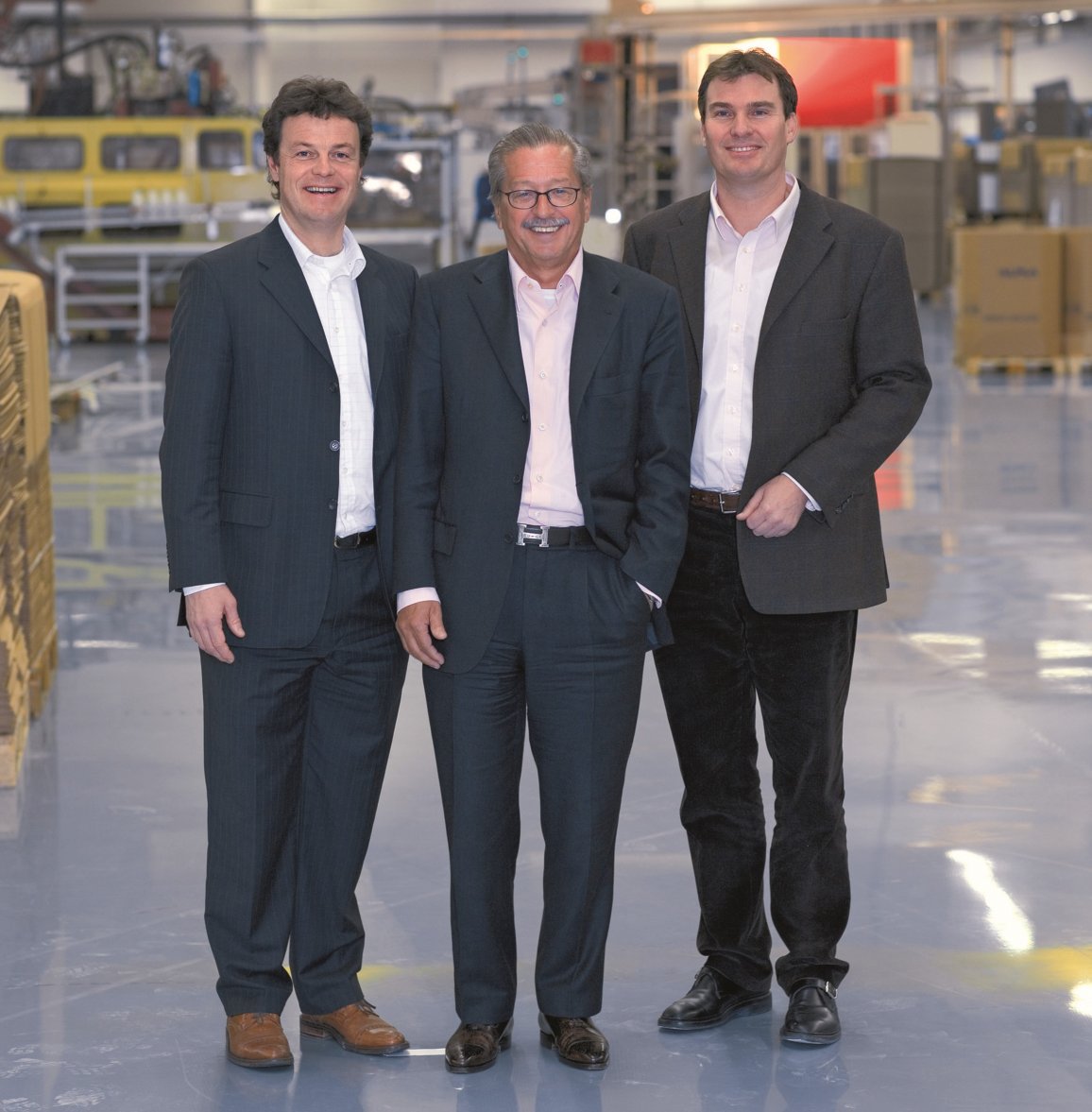 Günther Lehner, Helmut Scheffknecht and Georg Früh 1997