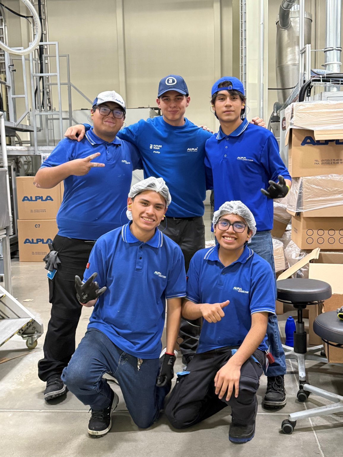 In Mexiko lernte Philip mexikanische Lehrlingskollegen kennen. 