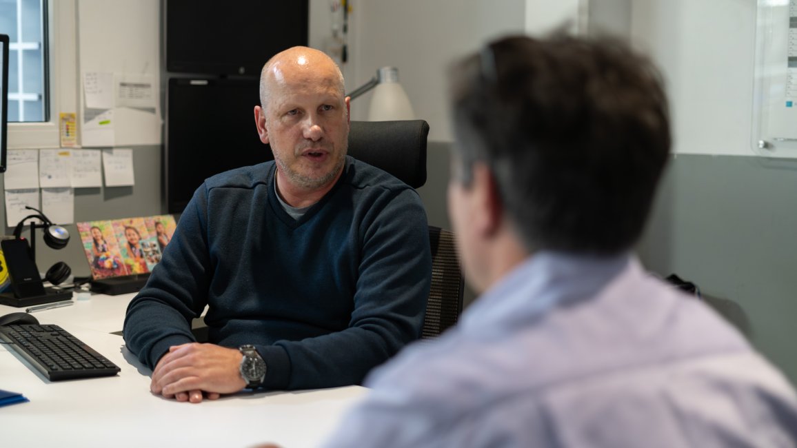 Jörg Östreich in a interview