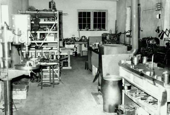 Utility room at the Lehne household.