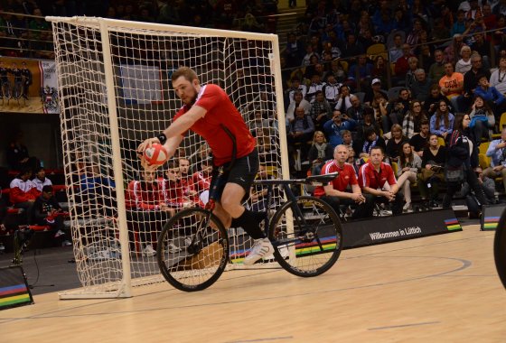 Patrick playing Cycle Ball