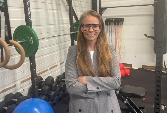 Harpa Johannsdottir in the ALPLAfit Gym