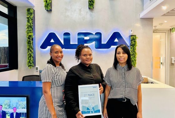 ALPLA Sustainability Award 2nd place 2024: Team of South Africa