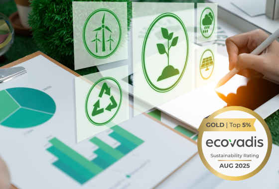 ALPLA EcoVadis Gold medal